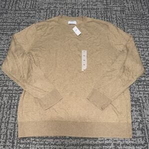 NWT Old Navy Brown Men’s XL Knit‎ T Shirt Sweater Long Sleeve